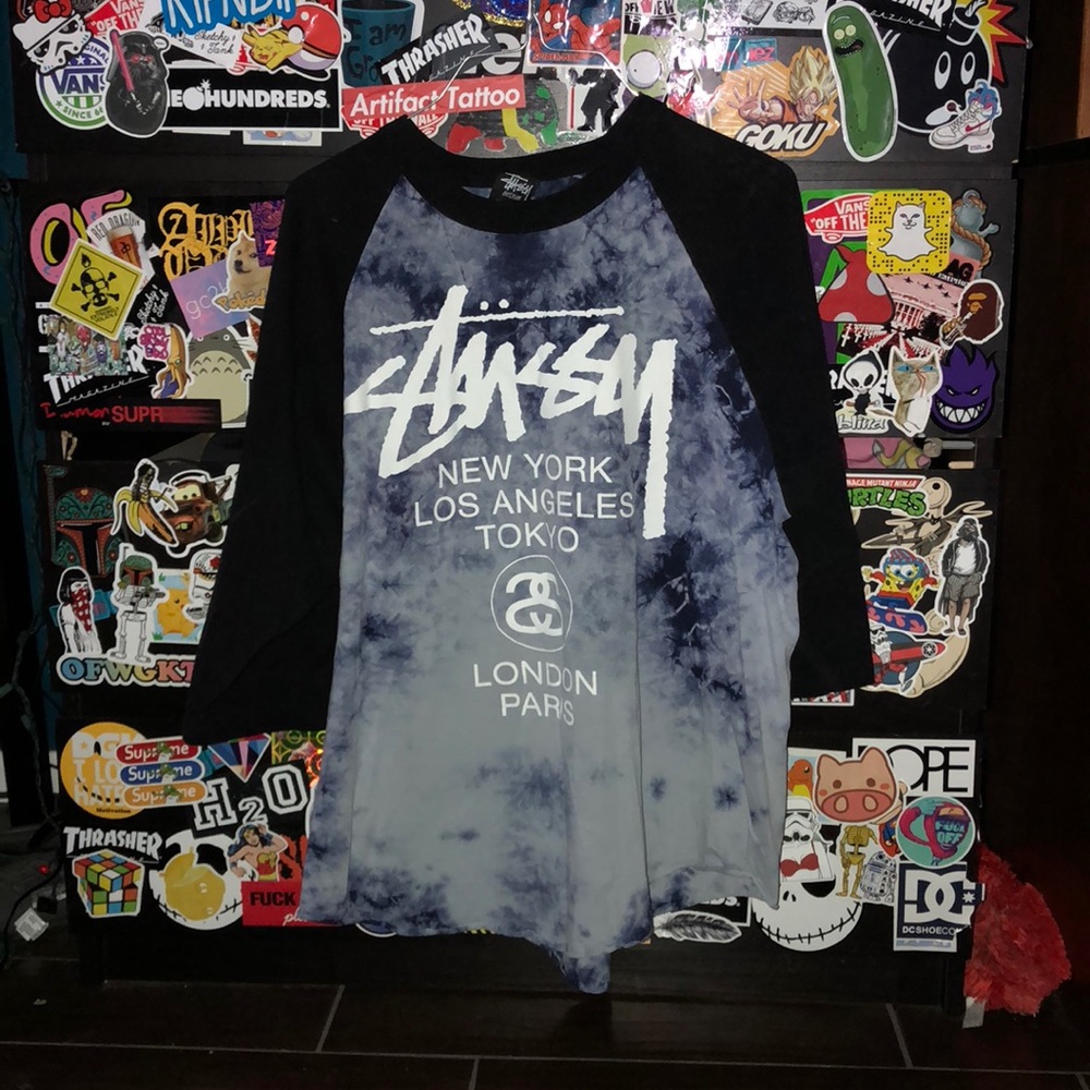 Stussy baseball tee, old school